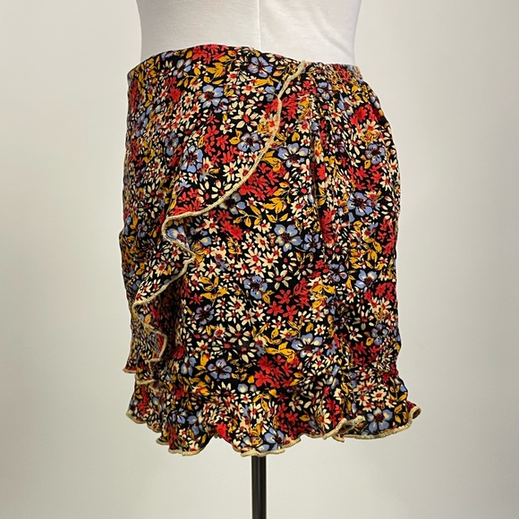Patrons of Peace Red Floral Skort (Medium) - Picture 3 of 10
